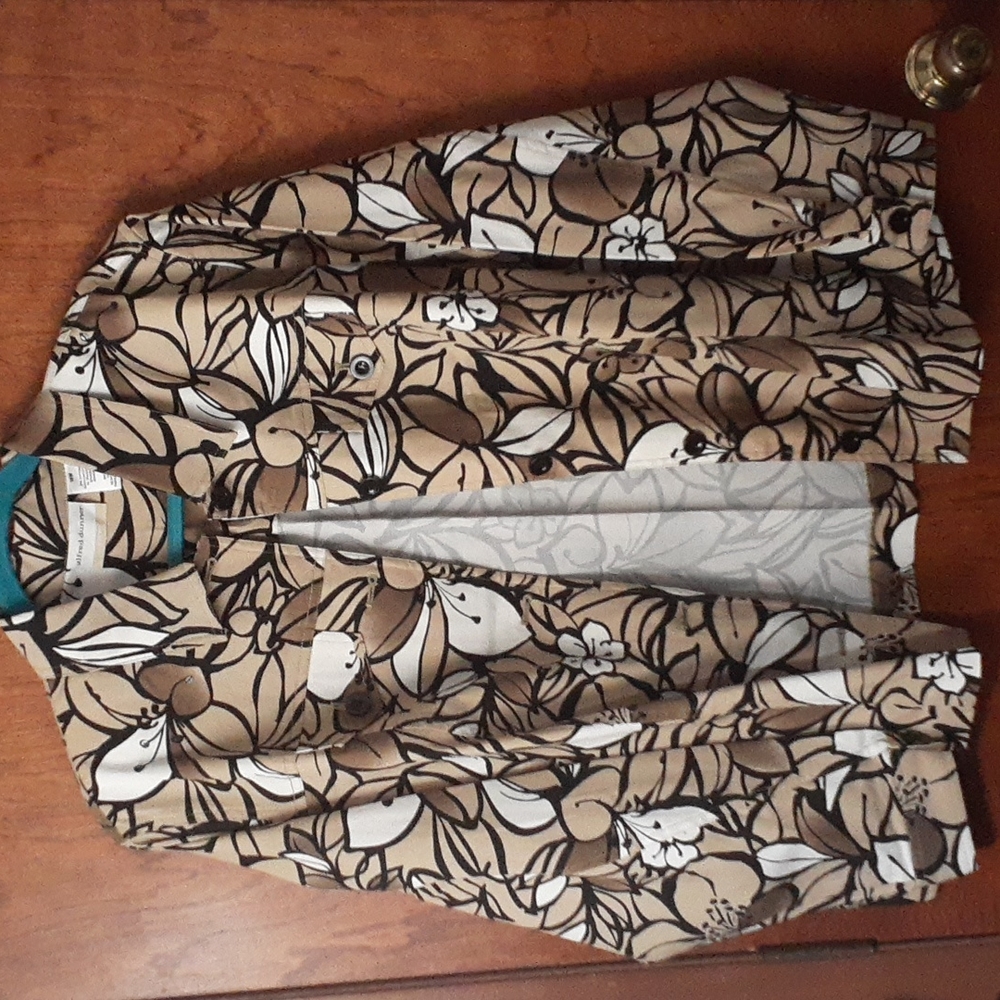 NWOT Alfred Dunner Floral Jacket
